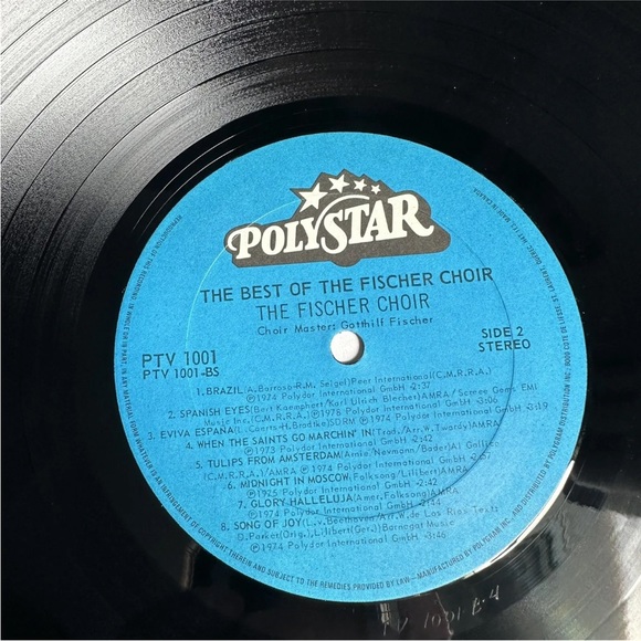 Vinyl Record Album: 1977 The Best Of The Fischer Choir Polystar Records - Picture 8 of 11